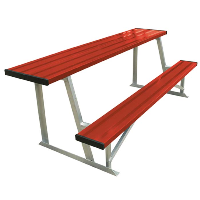 Aluminum 7.5' Scorer's Table with Bench
