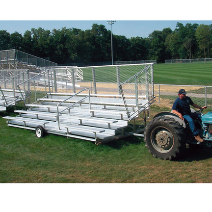 5 Row (80 Seat) 24' Preferred Portable Bleacher System