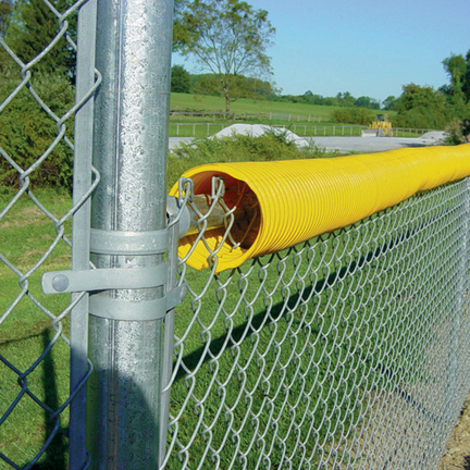 100' Roll of Bright Yellow Fence Crown