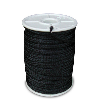 3 mm Black Poly Twine - 100' Spool