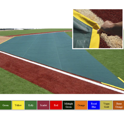 20' x 20' x 60' Wind Weighted Infield Protector