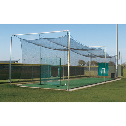 Batting Cage Outdoor Frame with Installation Kit - 4 Sections