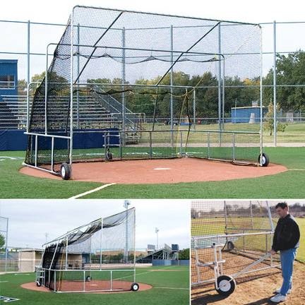 Portable Baseball Batting Cage (18' W x 12' D x 14' H)