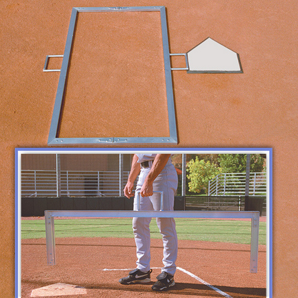 4' x 6' Baseball Batter's Box Template