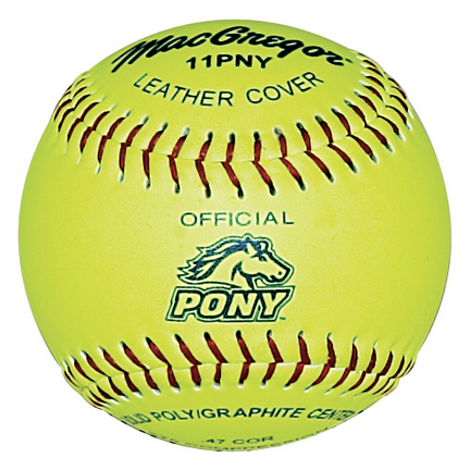 MacGregor&REG; Pony&REG; Approved 11'' Softballs (1 Dozen)