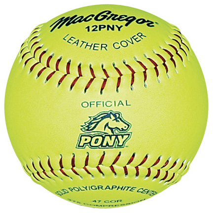 MacGregor&REG; Pony&REG; Approved 12'' Softballs (1 Dozen)