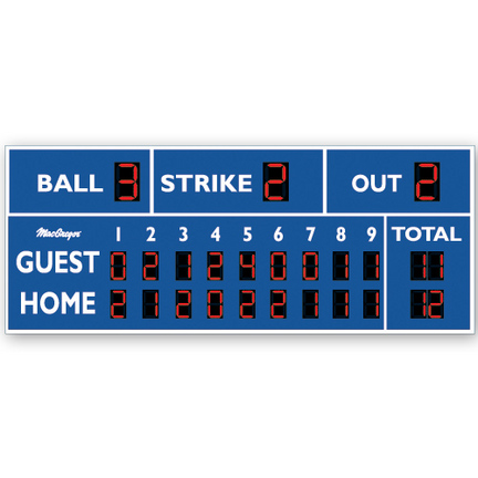 MacGregor&REG; 20' x 8' Baseball Scoreboard