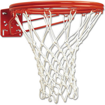 Basketball Double Rim Front Mount Goal with Nylon Net  