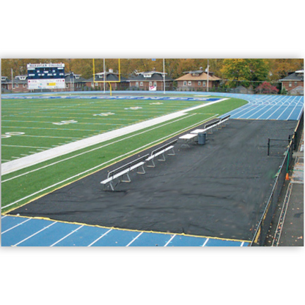 Bench Zone&#153; 15' x 150' Track Tarp / Protector