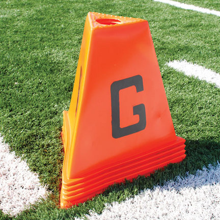Poly Flag Football Sideline Marker Set (11 Pieces)