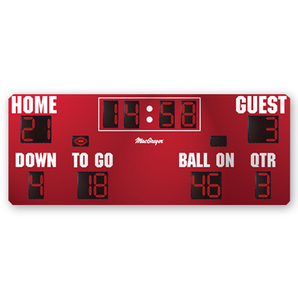 MacGregor&REG; 8' x 20' Football Scoreboard