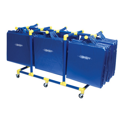 Mat Hanging Cart with 4' Mats