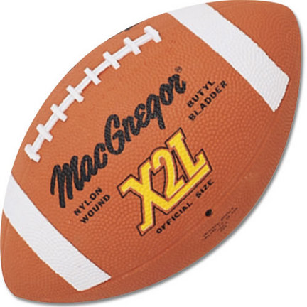 MacGregor&REG; X2L Official Size Rubber Football