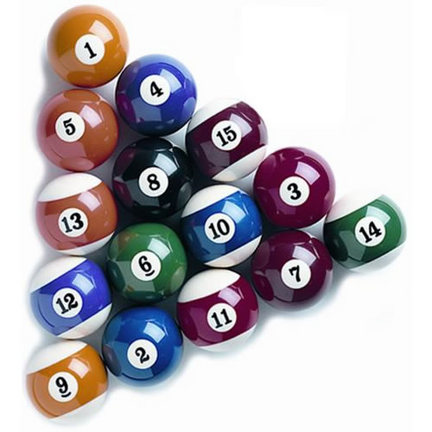 Belgian Phenolic Billiard Ball Set (Set of 16)