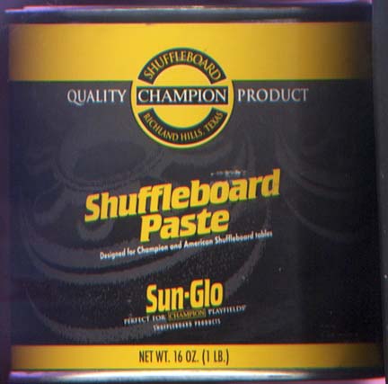 Sun-Glo Shuffleboard Paste Polish Wax
