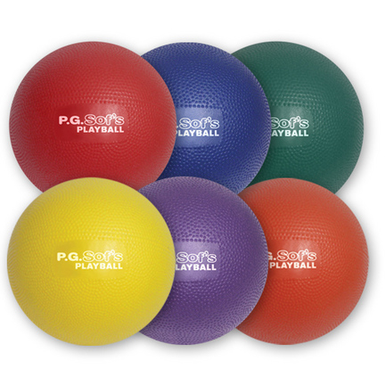 Color My Class&REG; 6'' P.G. Sof's&#153; Playground Balls (Set of 6)