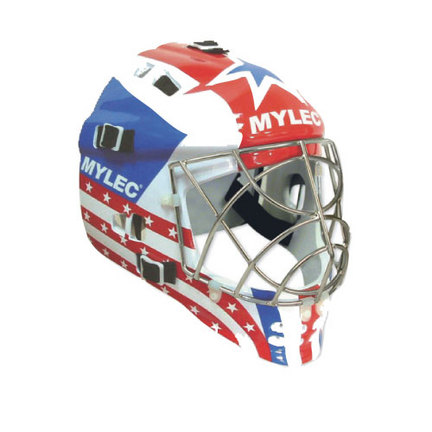 Mylec&reg; Ultra Pro II Black Goalie Masks - 1 Pair