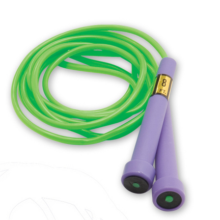 8' Green Neon Jump Rope (1 Dozen)