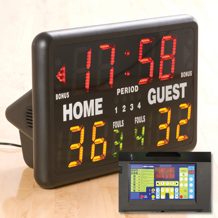 Multisport Indoor Tabletop Scoreboard with Remote