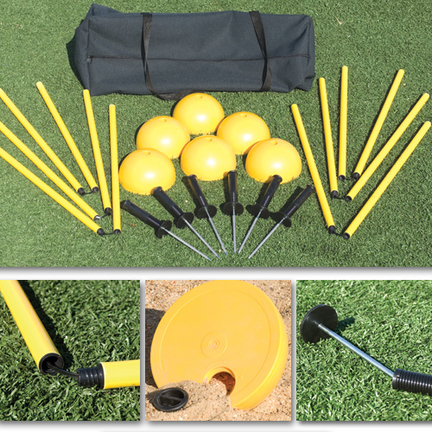 Indoor/Outdoor Agility Pole Set