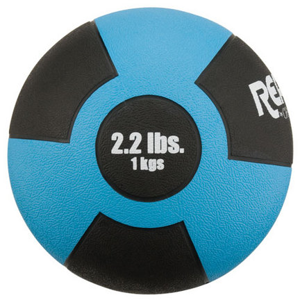 2.2 lb. / 1 Kg Reactor Rubber Medicine Ball (Light Blue)