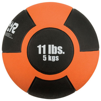 11 lb. / 5 Kg Reactor Rubber Medicine Ball (Orange)