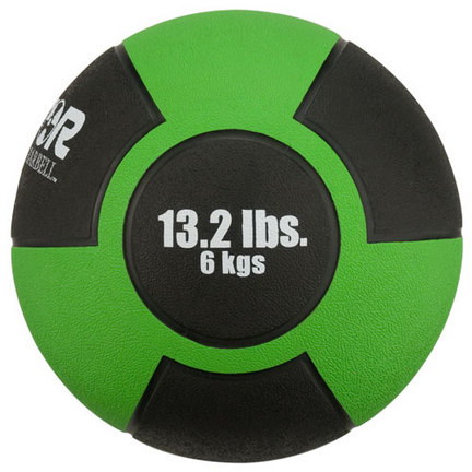 13.2 lb. / 6 Kg Reactor Rubber Medicine Ball (Kelly Green)