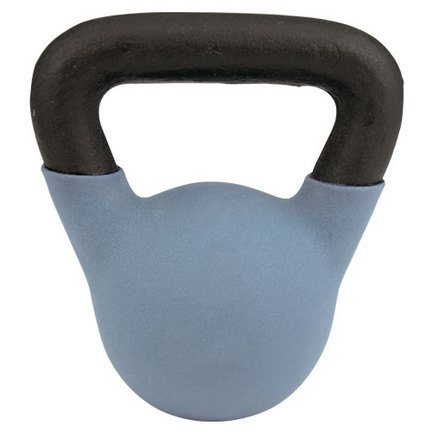 10 lb. Vinyl Coated Kettlebell (Light Blue)