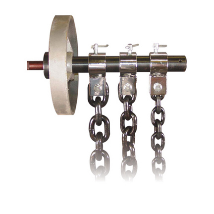 5/8" 44 lb. Weight Lifting Chains - 1 Pair