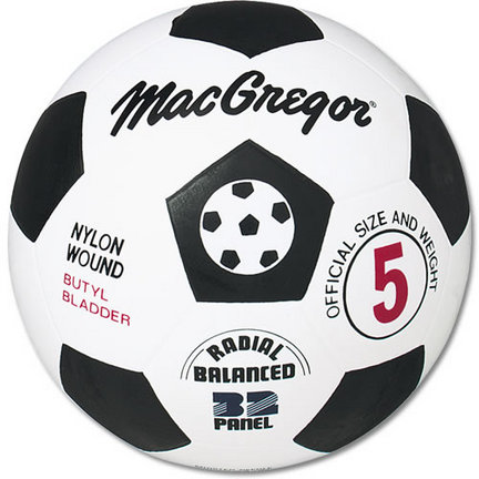 MacGregor&REG; Rubber Size 5 Soccer Ball