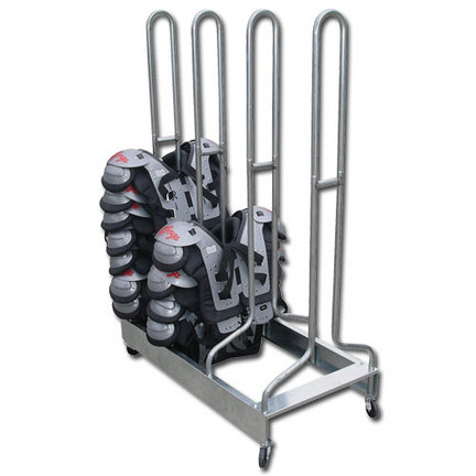 Pro-Down Double Wide Shoulder Pad Rack