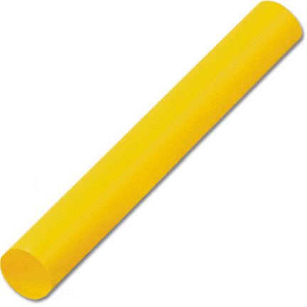 Lightweight Yellow Plastic Relay Batons (Pack of 6)