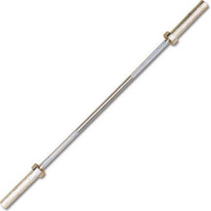 60" Chrome Plated Weight Bar with Revolving Sleeves