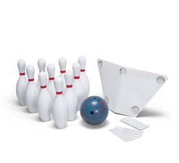 Cramer's Deluxe Bowling Set - Pins And A 5 lb. Bowling Ball