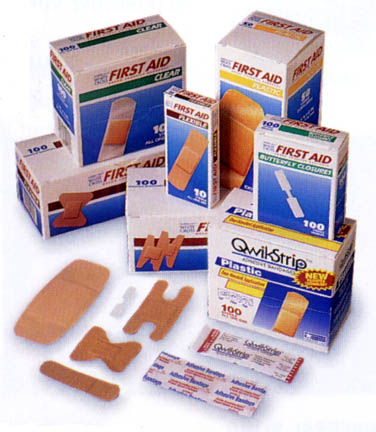 1" x 3" Cramer Adhesive Bandages - Case Of 12 Boxes (100 per Box)