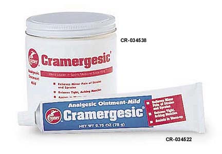 1 lb. Jar Cramergesic Analgesic Ointment - Case of 12