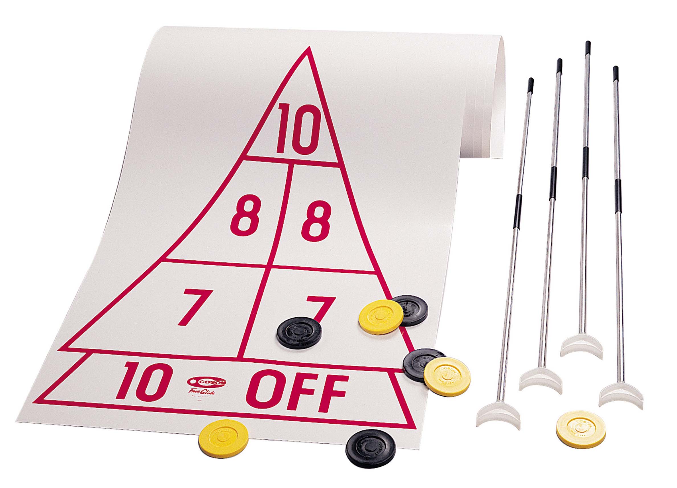 Shuffleboard Set with 4 Cues