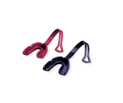 Cramer Red Senior Mouthpiece With Strap (100 Per Case - Individually Bagged)