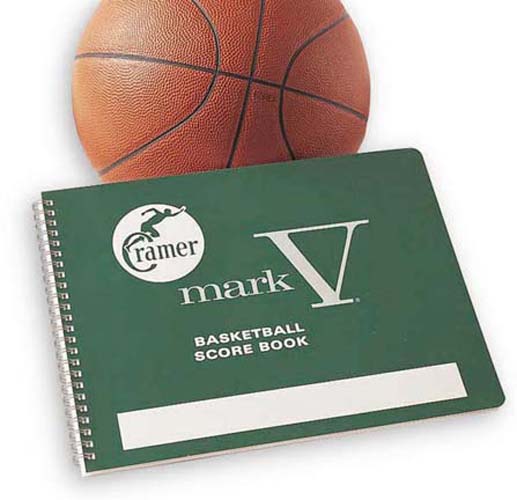 8 1/2" x 11" Cramer's Mark V Basketball Scorebook - Set of 4