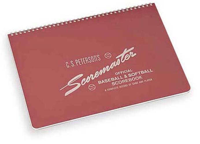 Peterson's Scoremaster Baseball / Softball Scorebooks - Set of 3