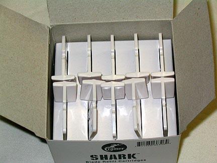 Cramer Shark Tape Cutter Replacement Cartridges -10 Cartridges Per Box