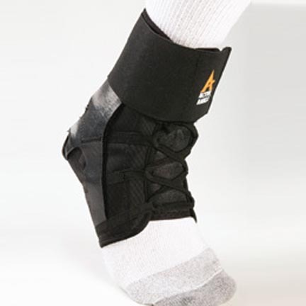 Active Ankle Power Lacer Ankle Brace - Black (Medium) by Cramer