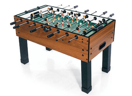 Burr Oak Foosball Game Table w/ Three Goalies from Carrom Sports