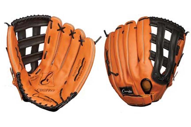 14.5" Leather Fielder's Softball Glove from Champion Sports (Worn on the Left Hand)