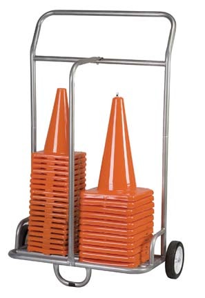 47" x 30" x 18" Cone / Equipment Cart