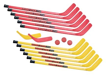 36" Rhino Stick&reg; Elementary Floor Hockey Set