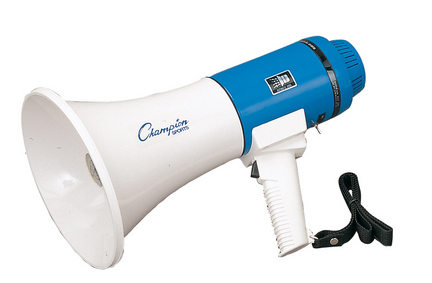 Power Megaphone with Pistol Grip 12 - 25 Watts (1000 Yard Range)