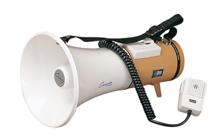 Power Megaphone (Tabletop) 16 - 30 Watts (1000 Yard Range)