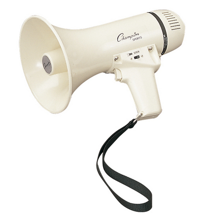 Power Megaphone with Pistol Grip 4 Watts (400 Yard Range)