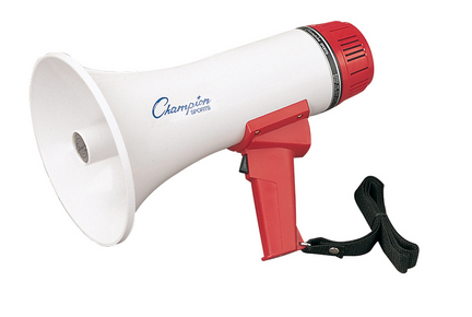 Power Megaphone with Pistol Grip 6 - 10 Watts (600 Yard Range)